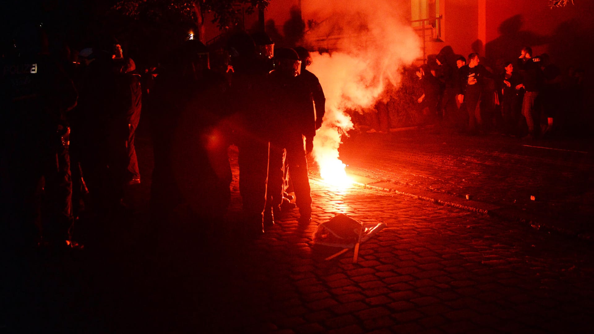 Krawalle bei Linksautonomen-Demo in Berlin.