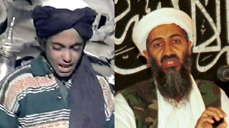 Hamza und Osama bin Laden: Der auf dem Bild zehnjährige Sohn des ehemaligen Al-Kaida-Führers tritt offenbar in die Fußstapfen seines Vaters.
