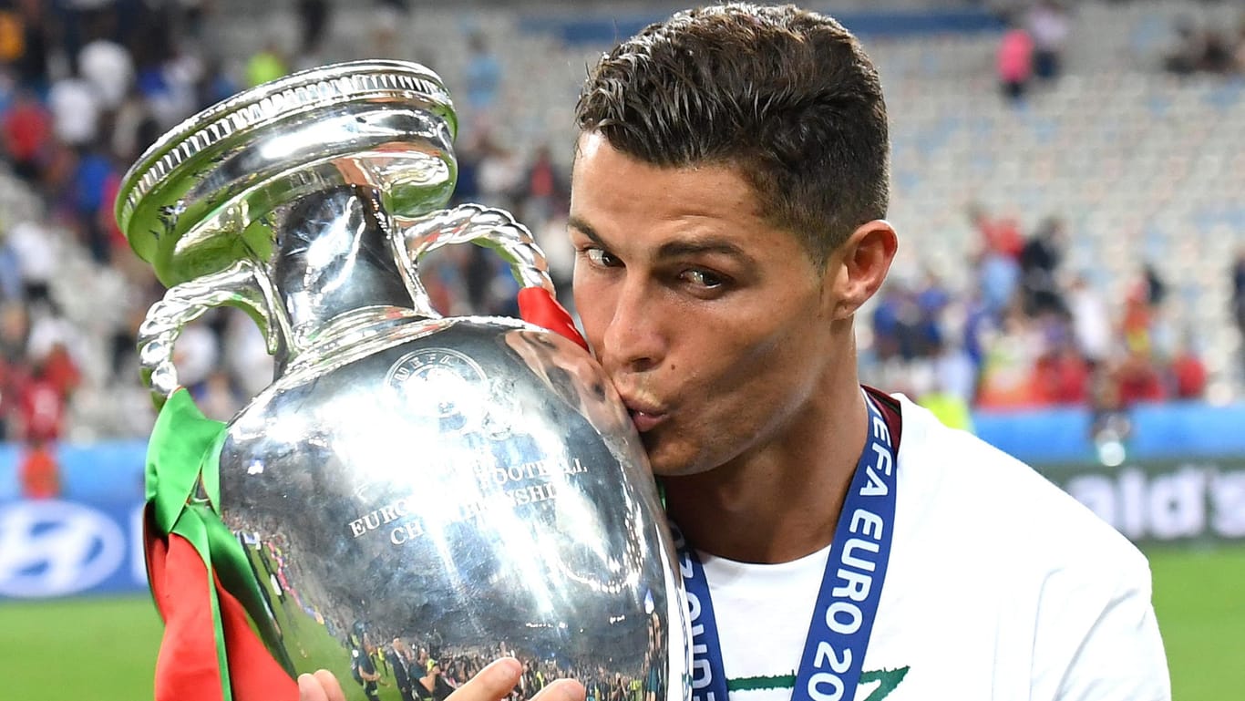 Nach dem Spiel war Cristiano Ronaldo einfach nur überglücklich.