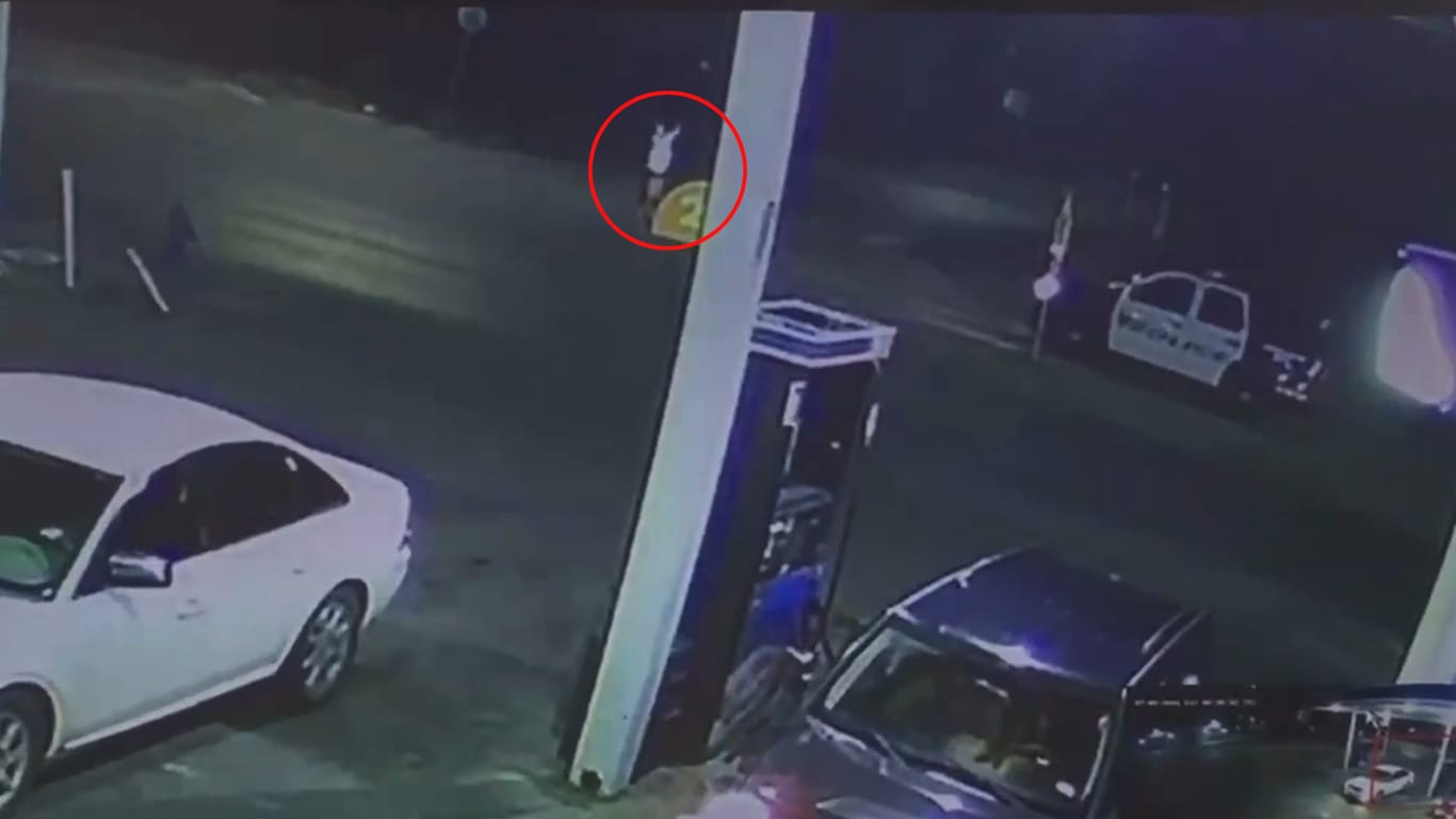 Screenshot aus einem Video, das angeblich zeigt, wie Alva Braziel erschossen wird.