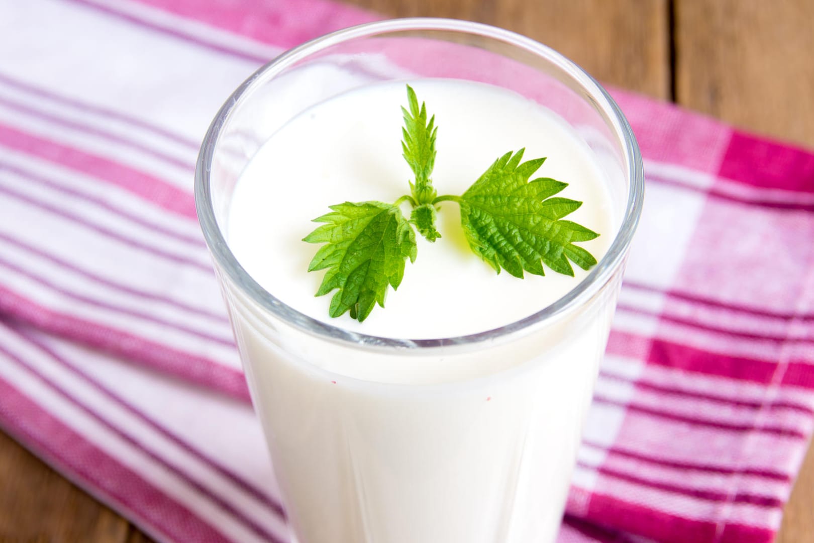 Genießen Sie Ayran immer gut gekühlt. Selbst gemacht ist er etwa zwei Tage im Kühlschrank haltbar.