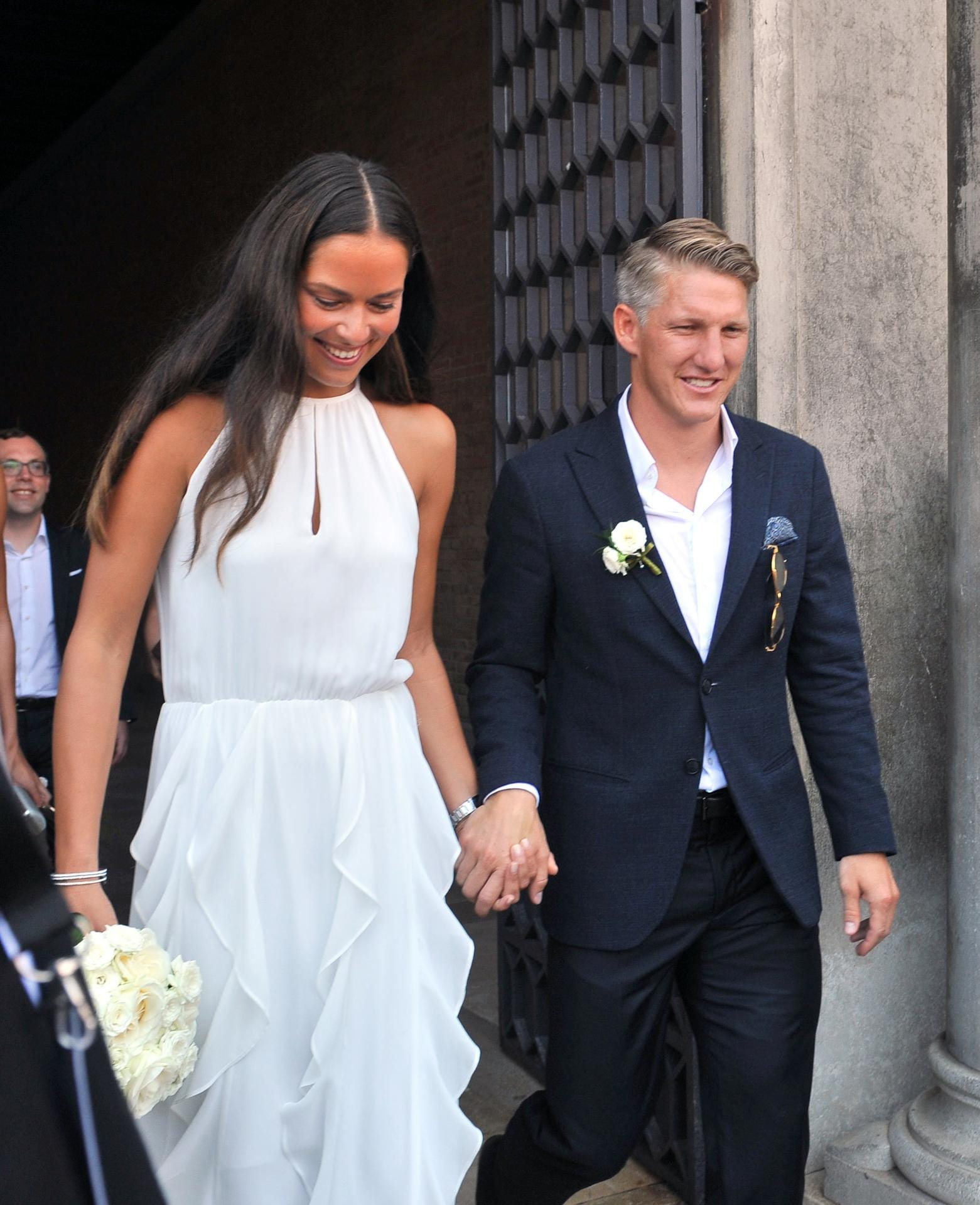 Schon einen Tag zuvor, am 12. Juli, hatten Bastian Schweinsteiger und Ana Ivanovic in Venedig standesamtlich geheiratet.