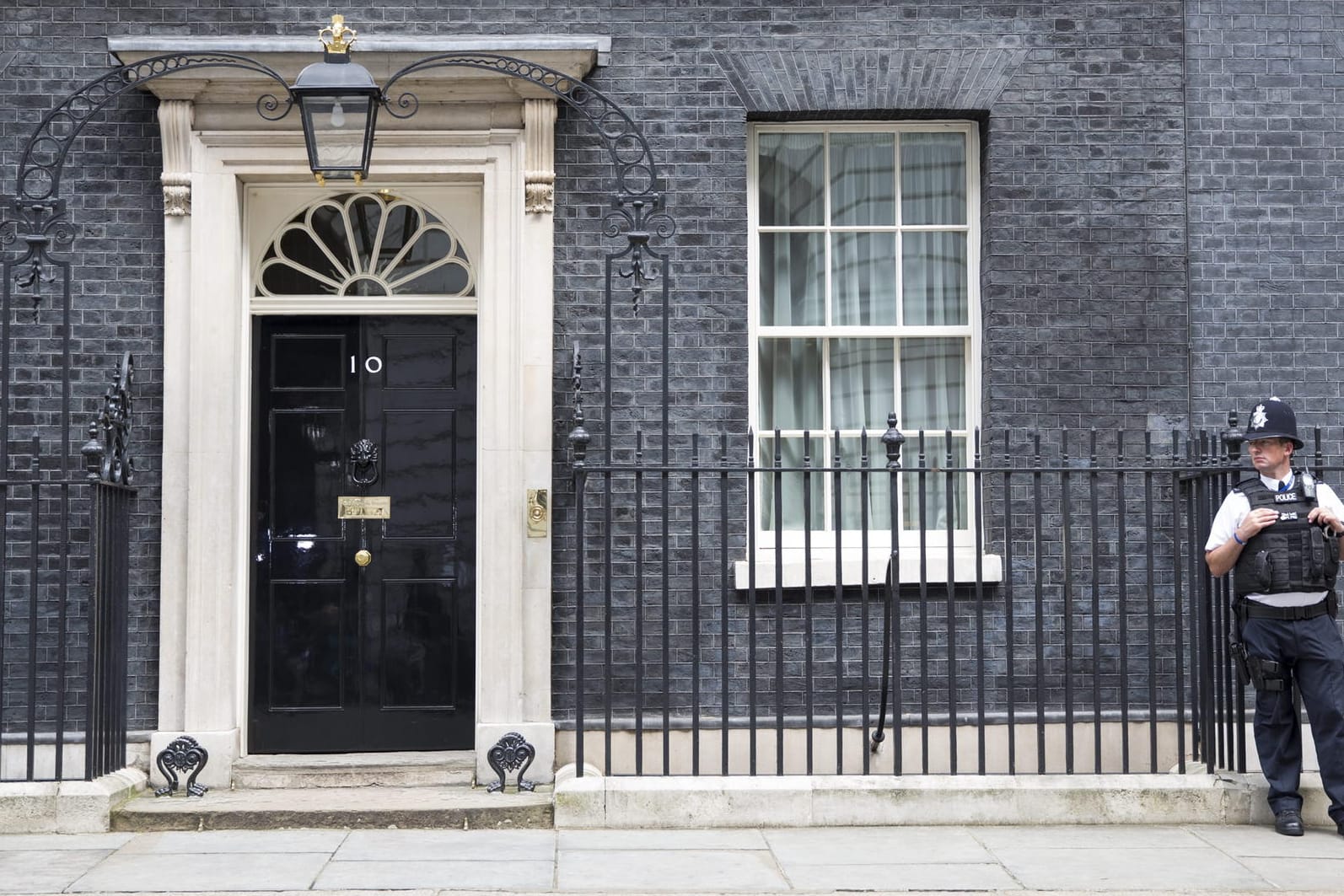 10 Downing Street - die offizielle Residenz des britischen Premierministers.