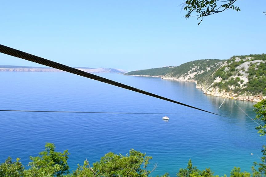 Die Kačjak Zipline.