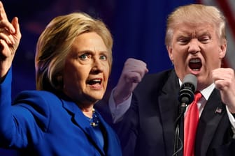 Hillary Clinton und Donald Trump dürften sich eine heiße Wahlkampfschlacht liefern, so massiv wie die Unterschiede ihrer politischen Ziele sind.