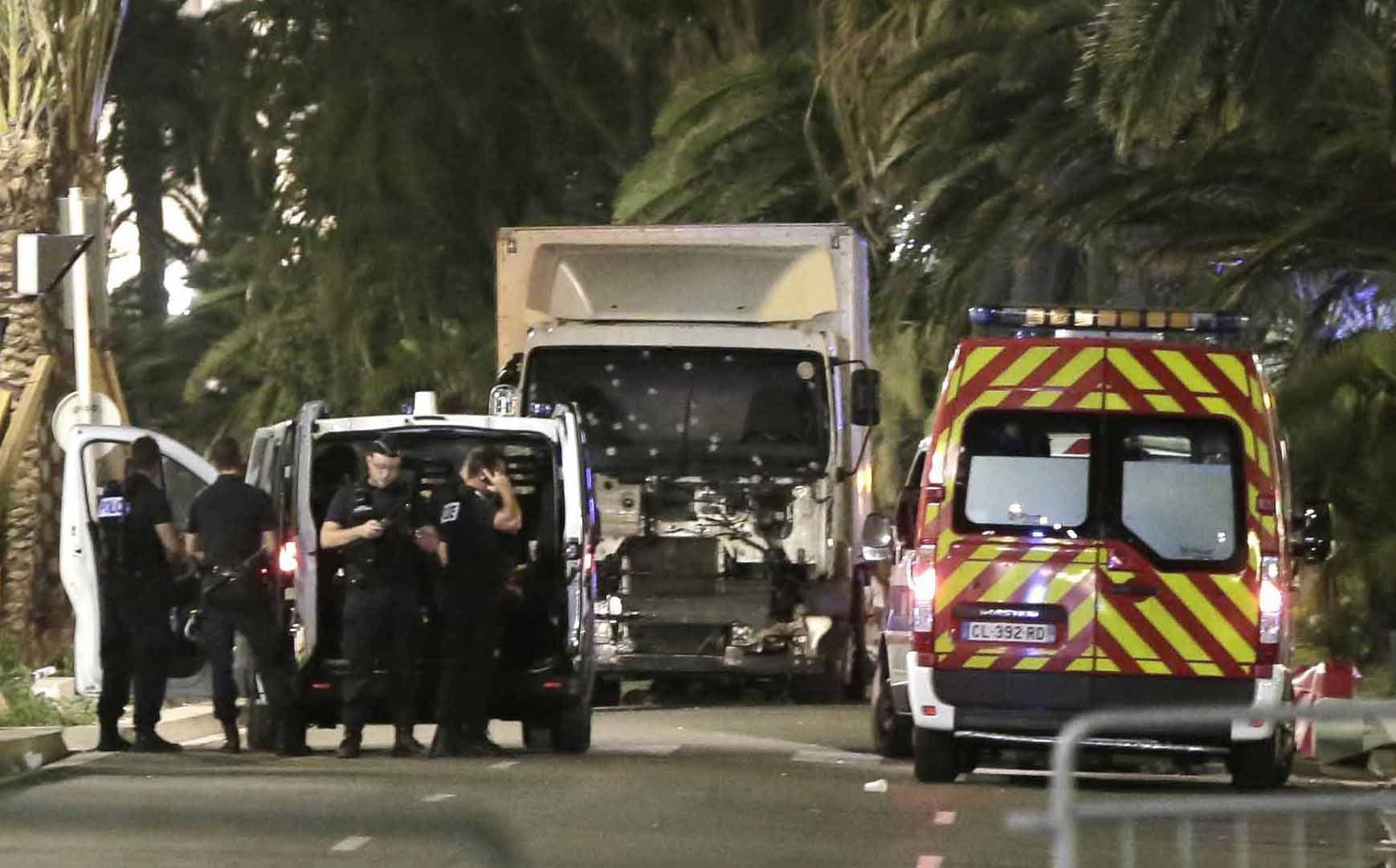 Attentat in Nizza: Der Lkw des Attentäters