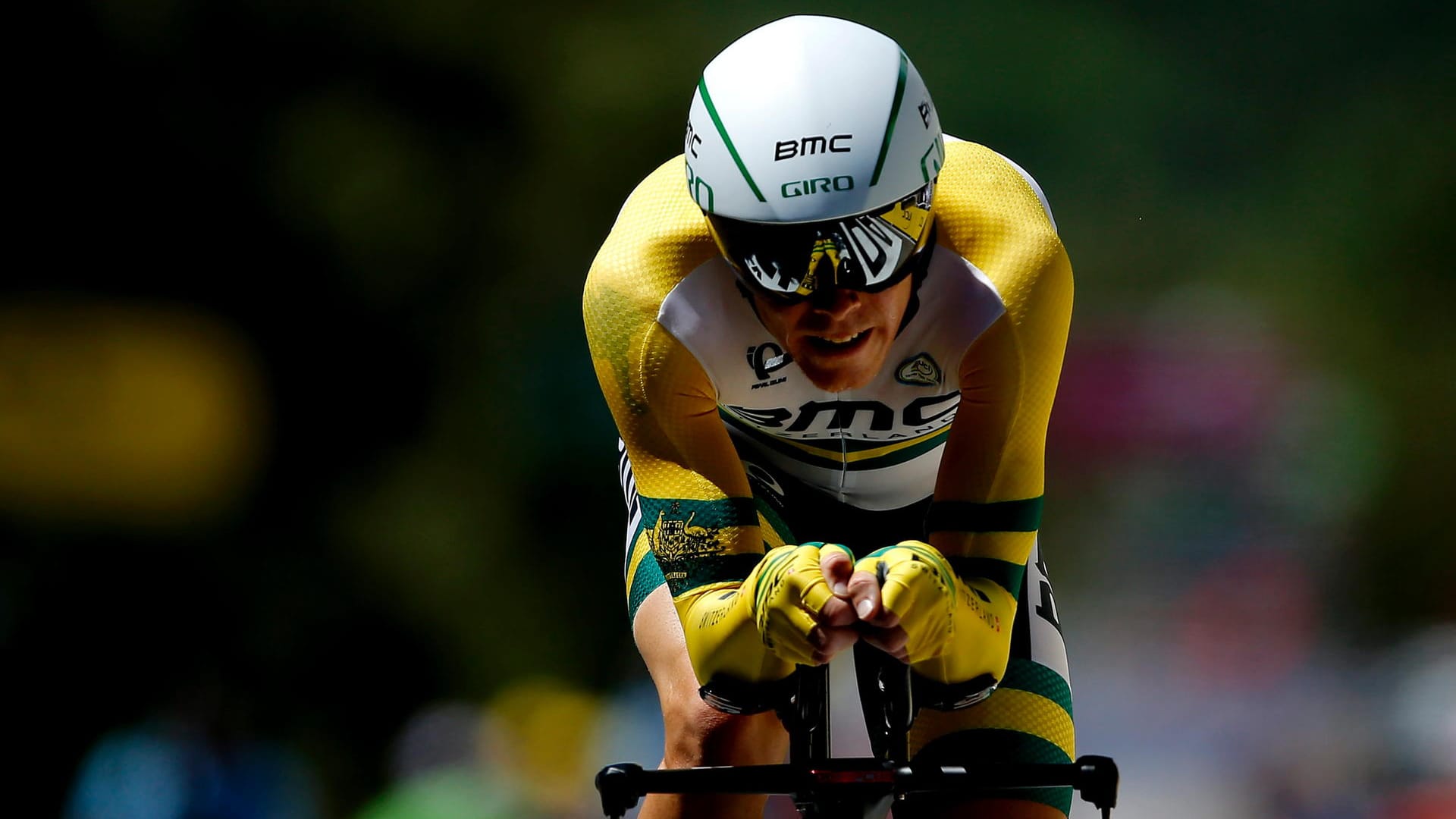 Down under on top: Der Australier Rohan Dennis legte bei dem 37 Kilometer langen Zeitfahren die beste Zeit vor. Daran bissen sich zunächst viele die Zähne aus.