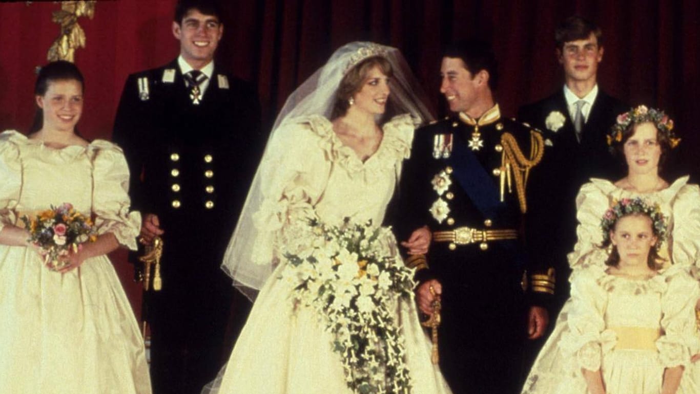 Prinz Charles und Lady Diana heirateten am 29. Juli 1981 in der Londoner St. Paul's Kathedrale.