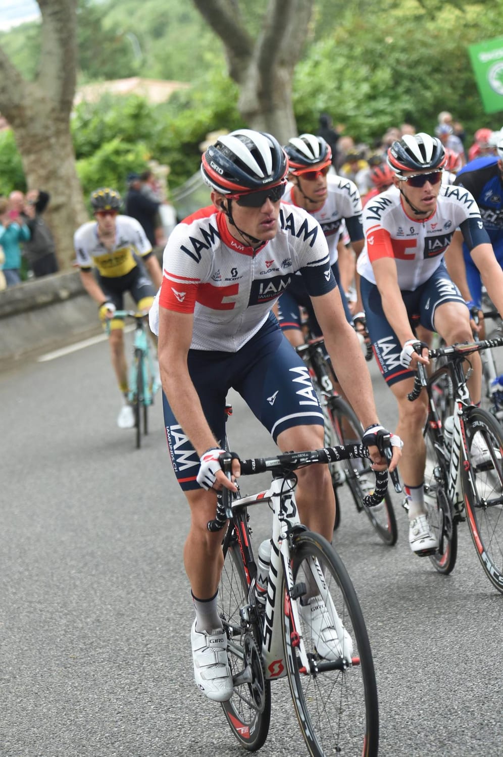 Fertig gekämpft: Mathias Frank quälte sich über Tage mit Magenproblemen. Auf der 14. Etappe stieg der Schweizer aus dem IAM-Tem aus der Tour aus.