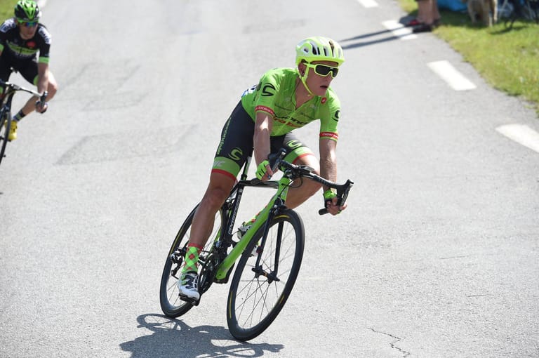 Sturzopfer: Matti Breschel kam auf der 14. Etappe zu Fall. Danach konnte der Däne aus dem Cannondale-Team die Fahrt nicht mehr fortsetzen - Tour beendet!
