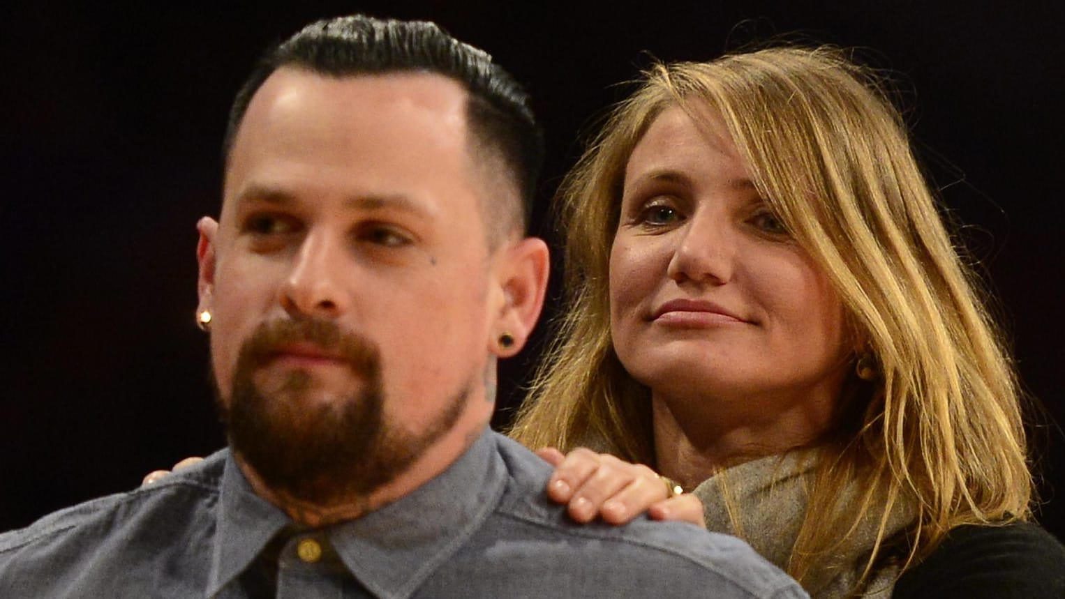 Benji Madden und Cameron Diaz Ende Januar 2015.