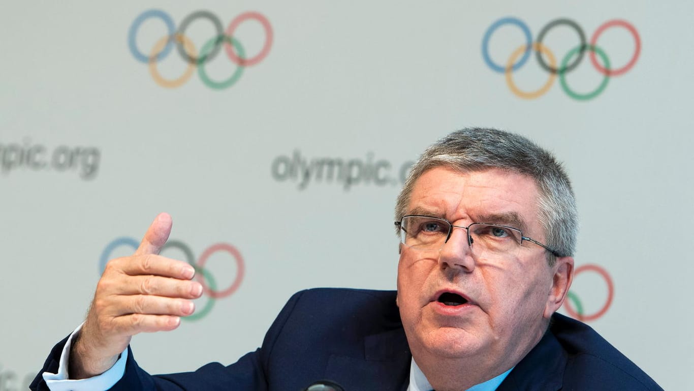 IOC-Präsident Thomas Bach zeigt sich entsetzt angesichts des WADA-Reports.