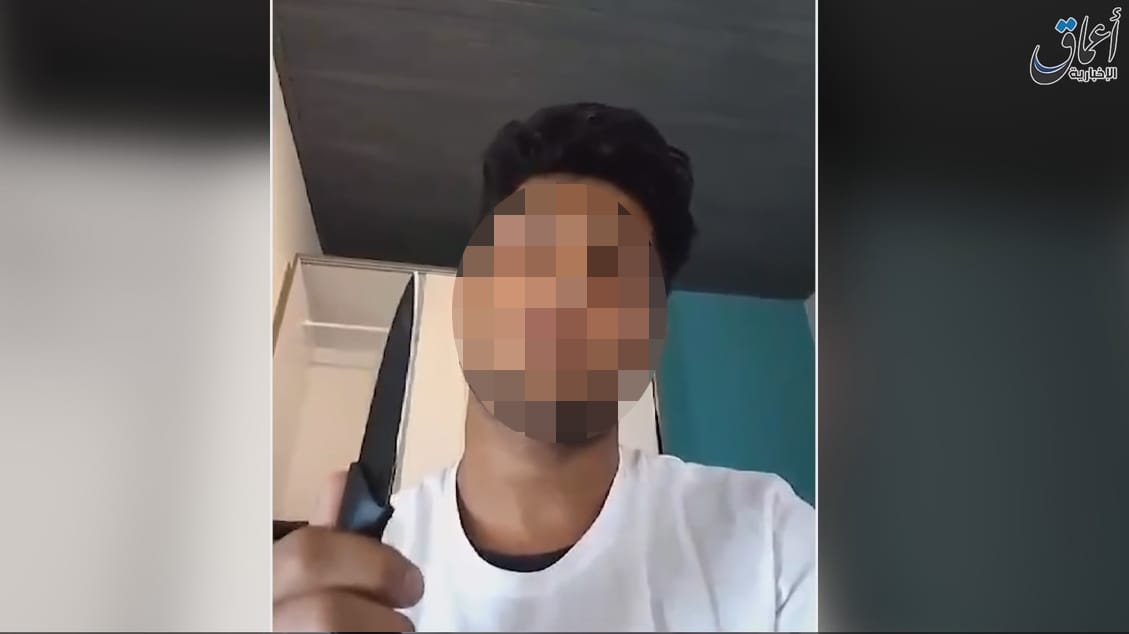 Das ist der junge Mann, der das Attentat im Regionalzug per Video ankündigte.