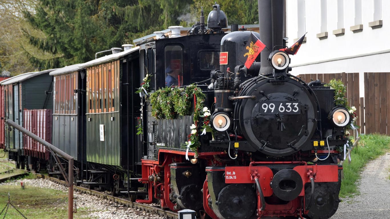Die Dampflok 99 633 ist die Titellok der Sendung "Eisenbahn-Romantik".