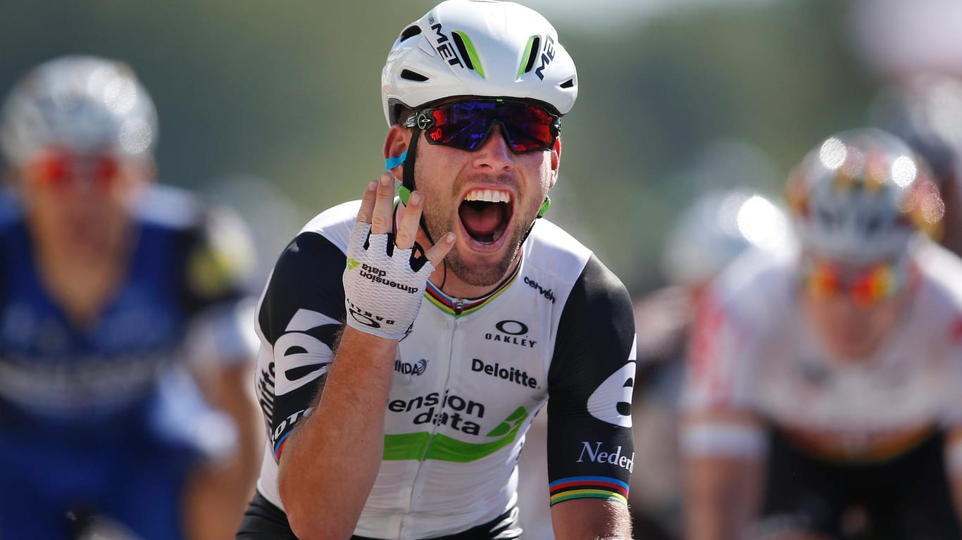 Fingerzeig: Mark Cavendish, der vier Etappen bei der Tour 2016 gewann, hat vorzeitig das Rennen beendet.