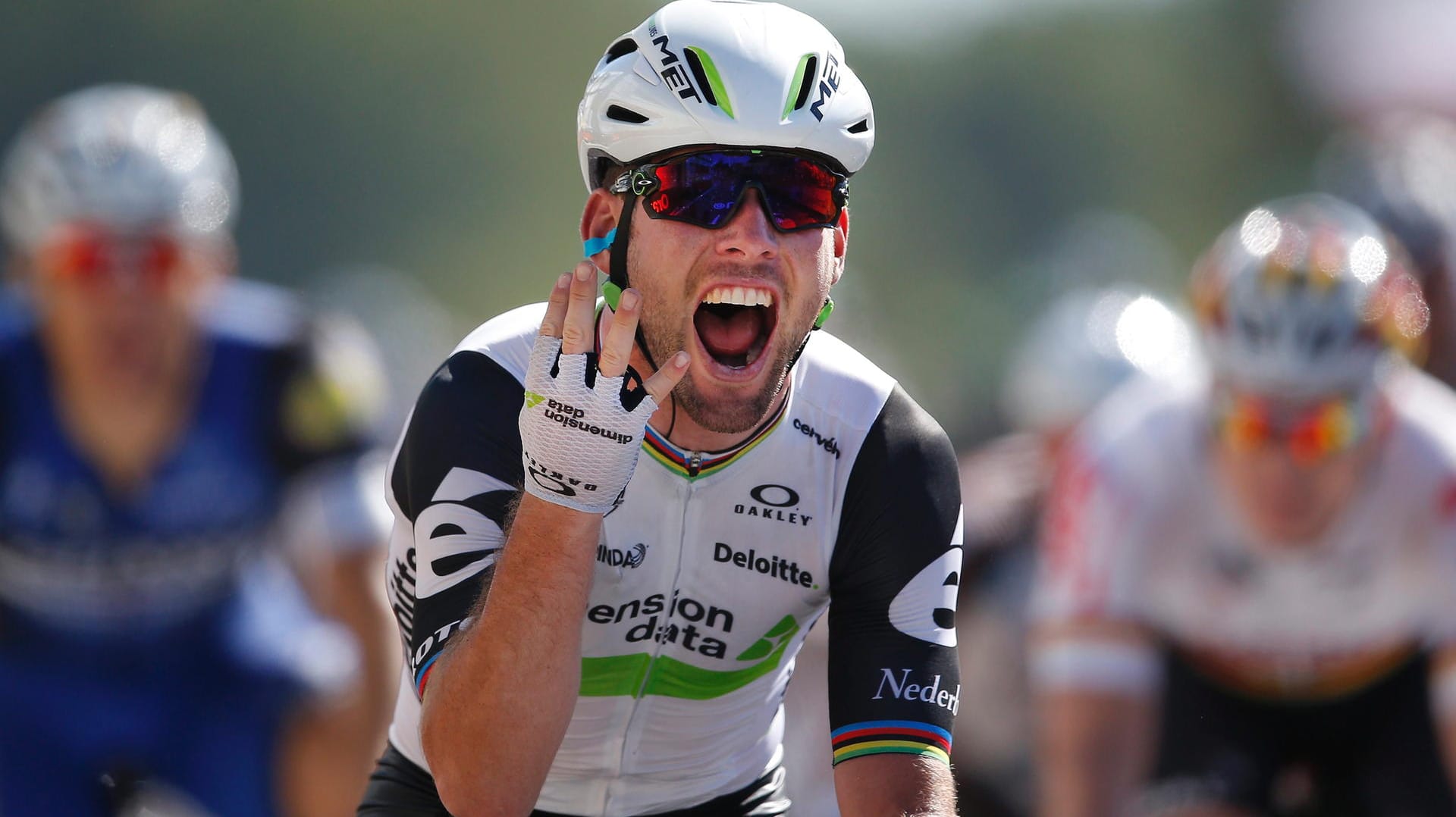 Fingerzeig: Mark Cavendish, der vier Etappen bei der Tour 2016 gewann, hat vorzeitig das Rennen beendet.