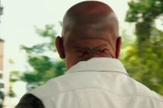 Vin Diesel mit Xander Cages typischem "xXx"-Tattoo.