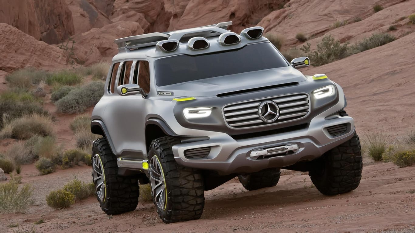 Die 2012 vorgestellte Mercedes-Studie Ener-G-Force könnte einige Hinweise auf das künftige Design der zweite G-Klasse-Generation geben.