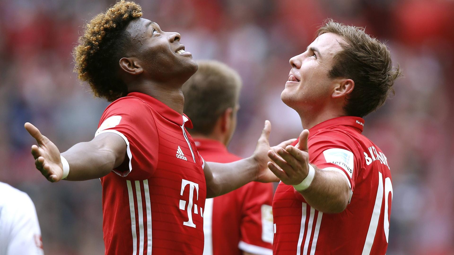Ein Bild aus gemeinsamen Zeiten: David Alaba (li.) und Mario Götze. Ein Bild aus gemeinsamen Zeiten: David Alaba (li.) und Mario Götze.