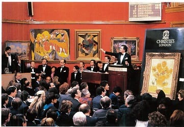Doch recht schnell avancierten die Briten zu einer der führenden Institutionen in der Kunstszene. Schon seit Jahrhunderten werden bei Christie's die berühmtesten Bilder der Welt versteigert, wie das Sonnenblumengemälde von van Gogh im Jahr 1987.