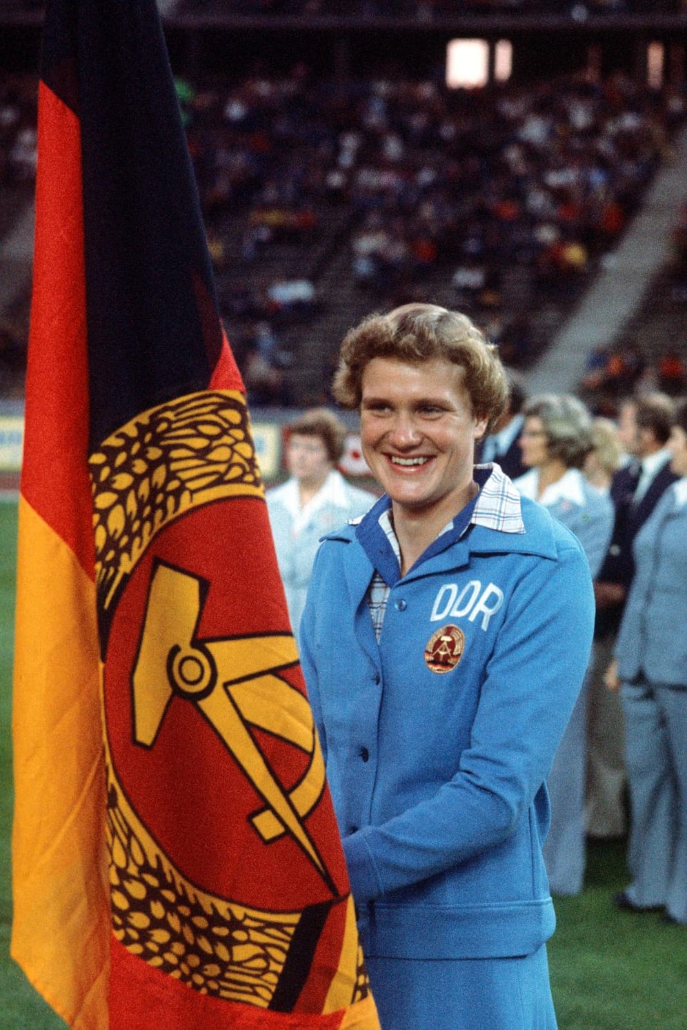 Ulrike Tauber gewann für die DDR in Montréal eine Gold- (400 Meter Lagen) und eine Silbermedaille (200 Meter Schmetterling).
