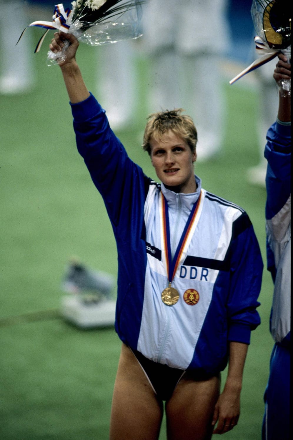 In der ehemaligen DDR war Kristin Otto in den 80er Jahren der Star. Sie sammelte 1988 in Seoul sechs Goldmedaillen. Außerdem gewann sie sieben WM- und neun EM-Titel. Jetzt arbeitet Otto beim ZDF als Sportjournalistin.