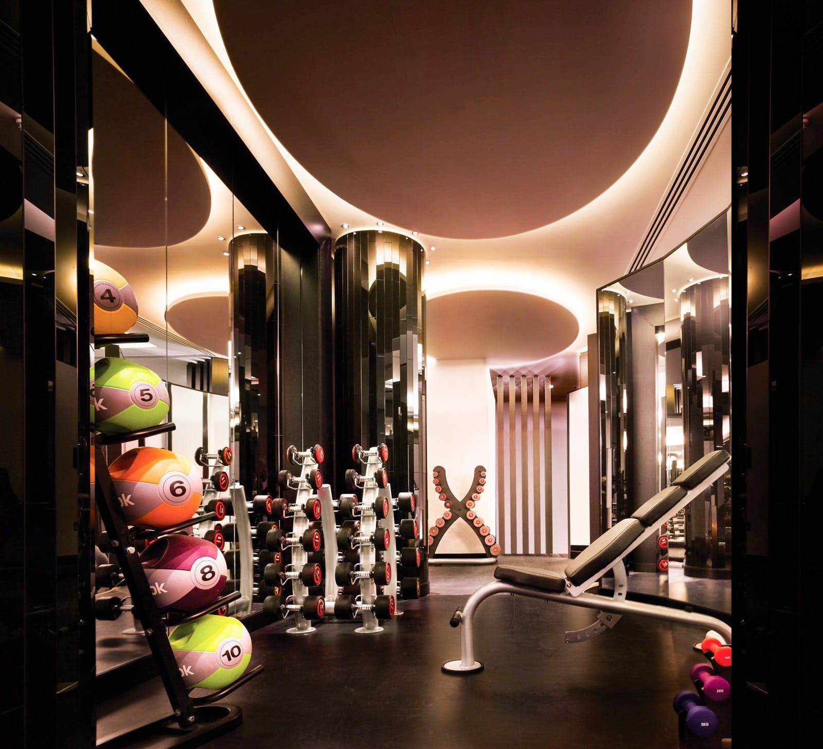 Im Londoner The Berkeley Hotel steht Mitgliedern ein exklusiver Fitness und Spa Bereich zur Verfügung.