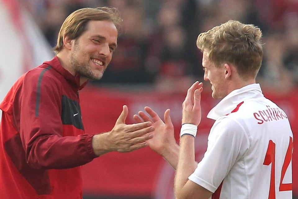 Bei Borussia Dortmund wieder vereint: BVB-Coach Thomas Tuchel und sein ehemaliger Mainzer Schützling André Schürrle.