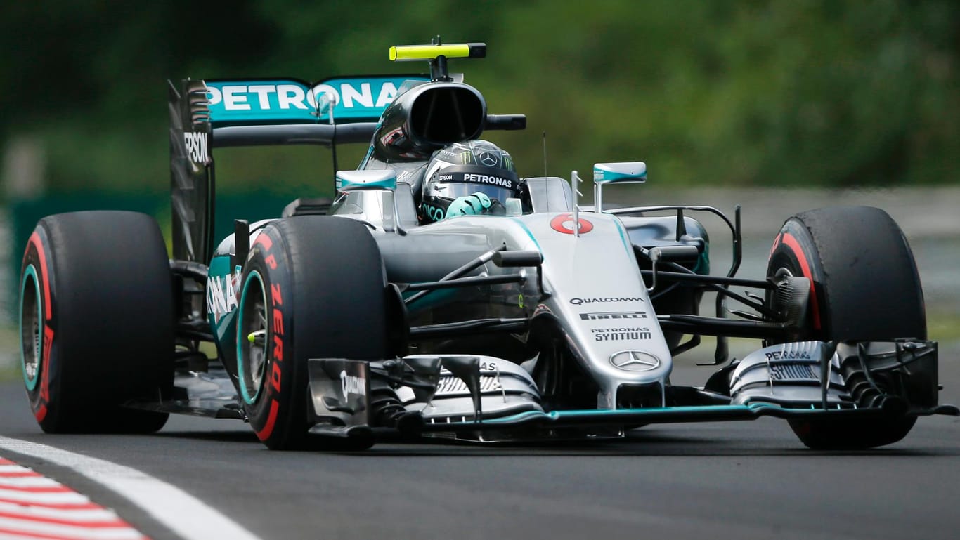 Nico Rosberg fährt im 3. Training zum Großen Preis von Ungarn Bestzeit.