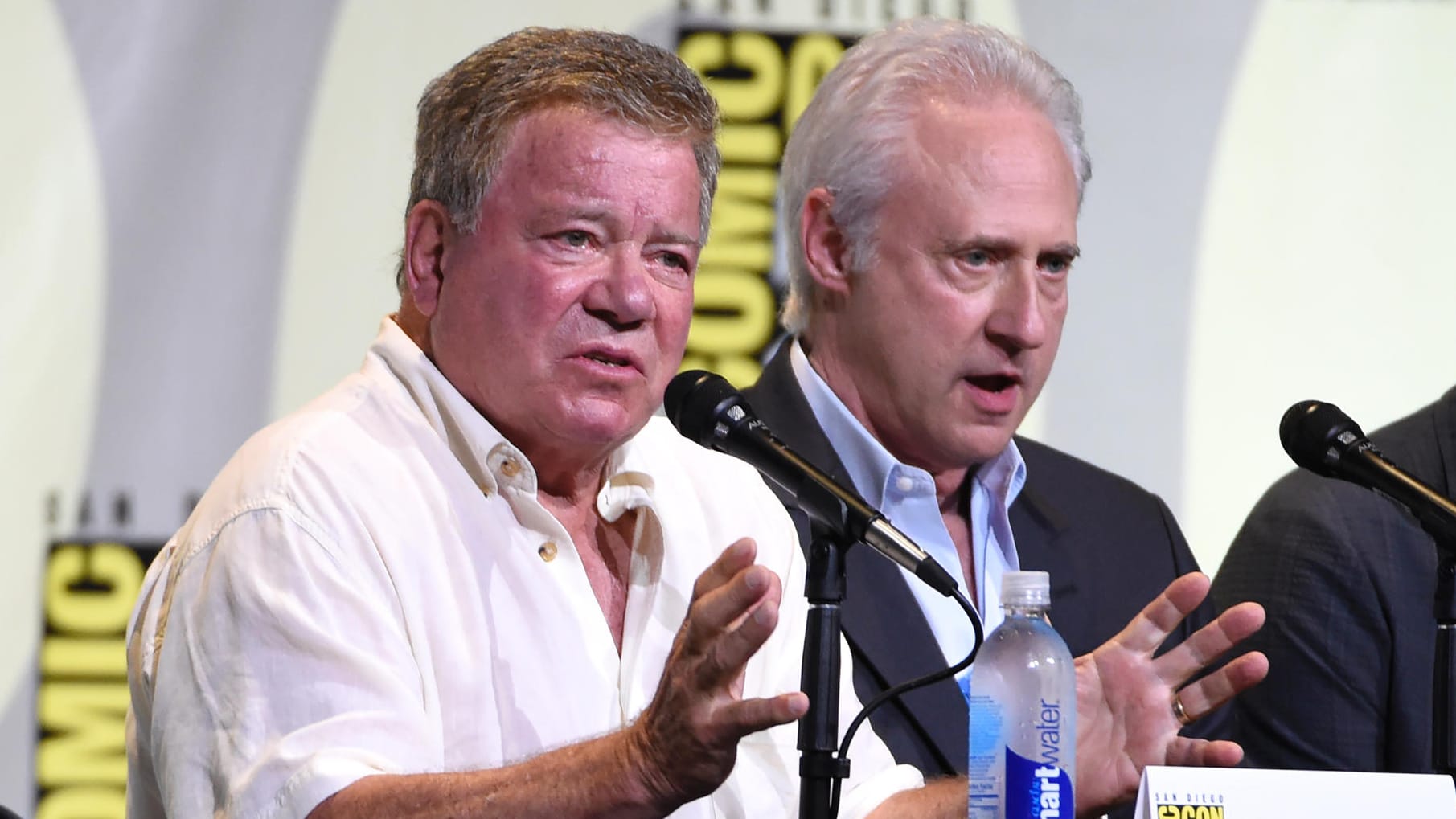 William Shatner (li.) und Brent Spiner.