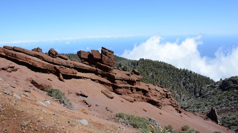 La Palma ist sehr hoch und sehr steil.