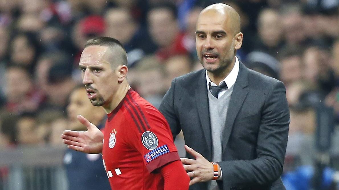 Franck Ribéry hat Ex-Bayern-Trainer Pep Guardiola kritisiert.