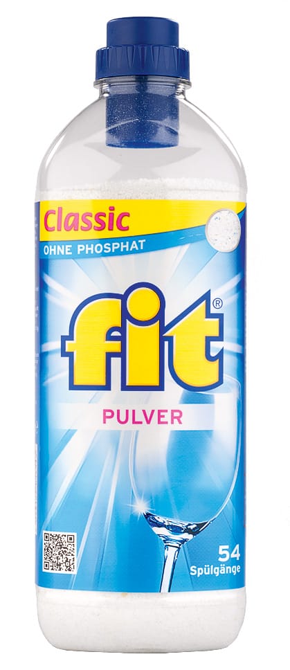 Auch das "Fit Pulver Classic ohne Phosphat" konnte überzeugen. Für seine Reinigungskraft gab es das Qualitätsurteil "Gut".