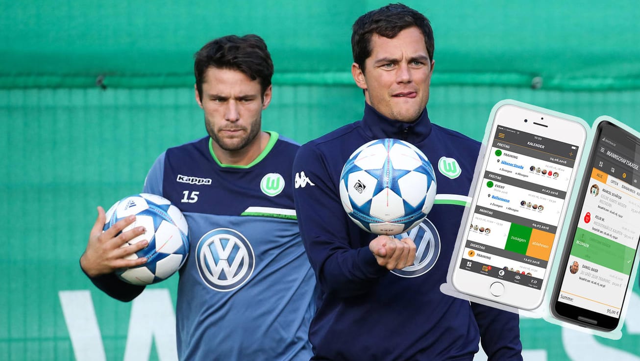 Mit "DEINTEAM" wollen Marcel Schäfer (re.), Christian Träsch und Co. allen Sportteams helfen. Mit "DEINTEAM" wollen Marcel Schäfer (re.), Christian Träsch und Co. allen Sportteams helfen.