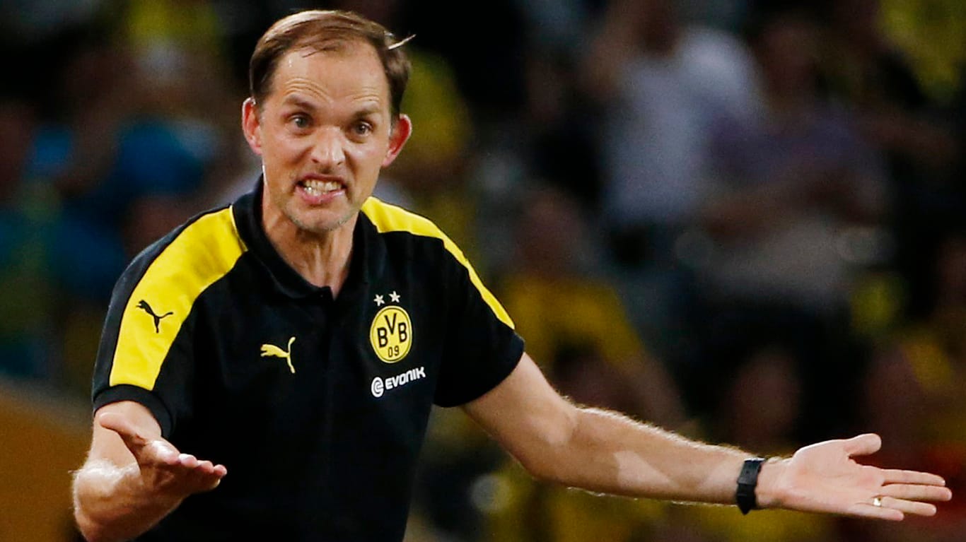 Dortmunds Trainer Thomas Tuchel sind die aktuellen Preisentwicklungen auf dem Transfermarkt ein Dorn im Auge.
