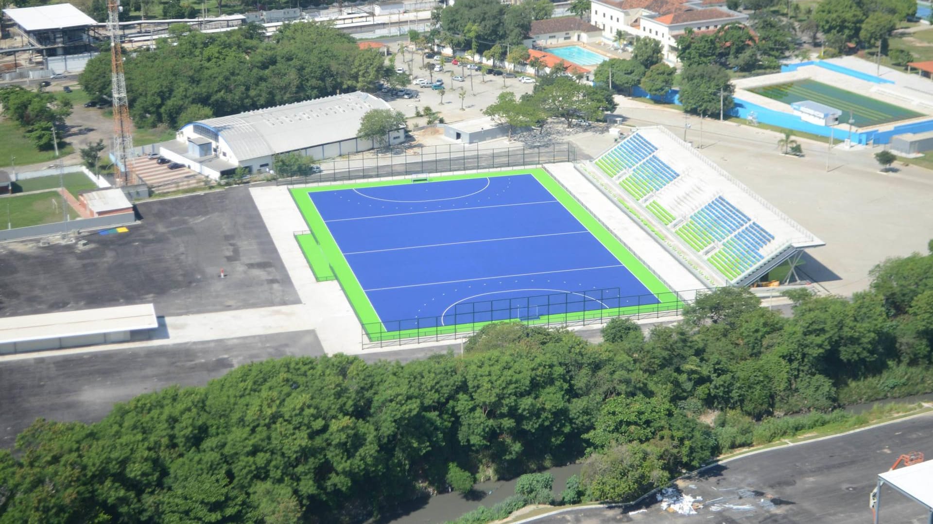 Das Hockey-Centre liegt im Olympia-Park in Deodoro.