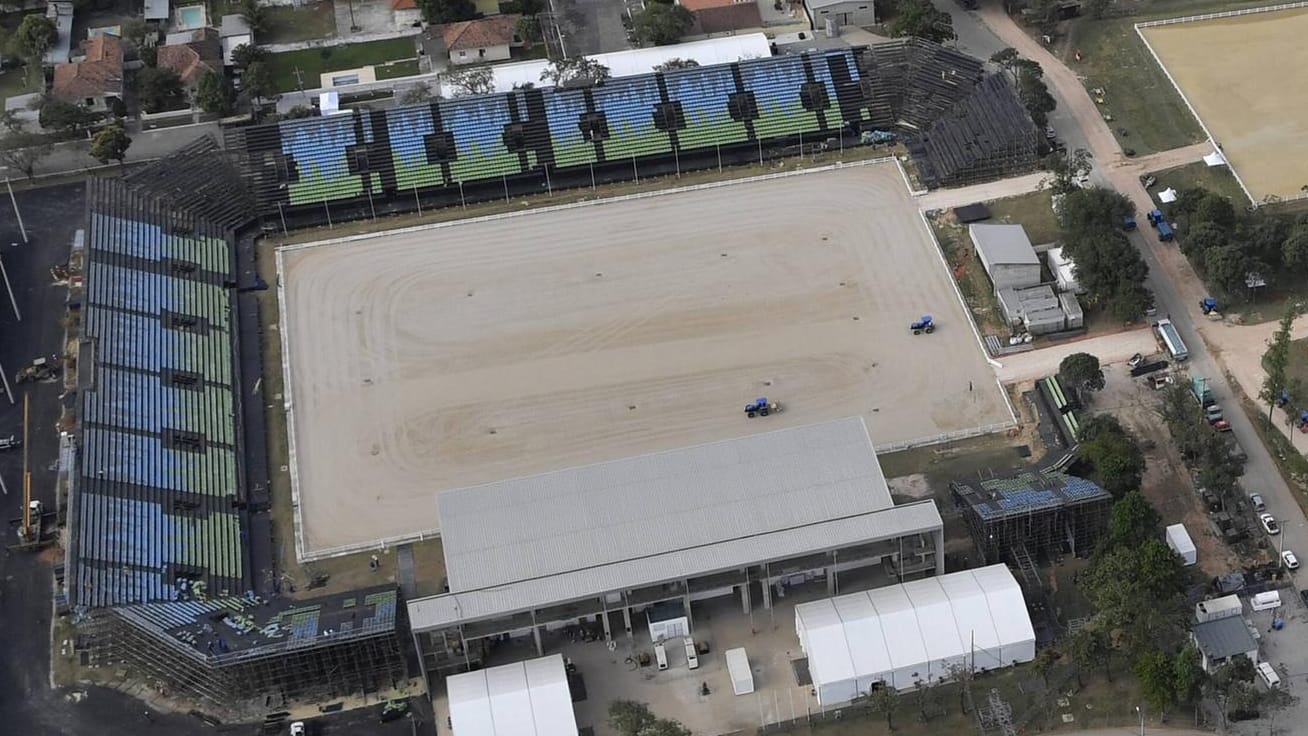 Die Entscheidungen in Dressur, Springreiten und Vielseitigkeit fallen im olympischen Reitsport-Zentrum.