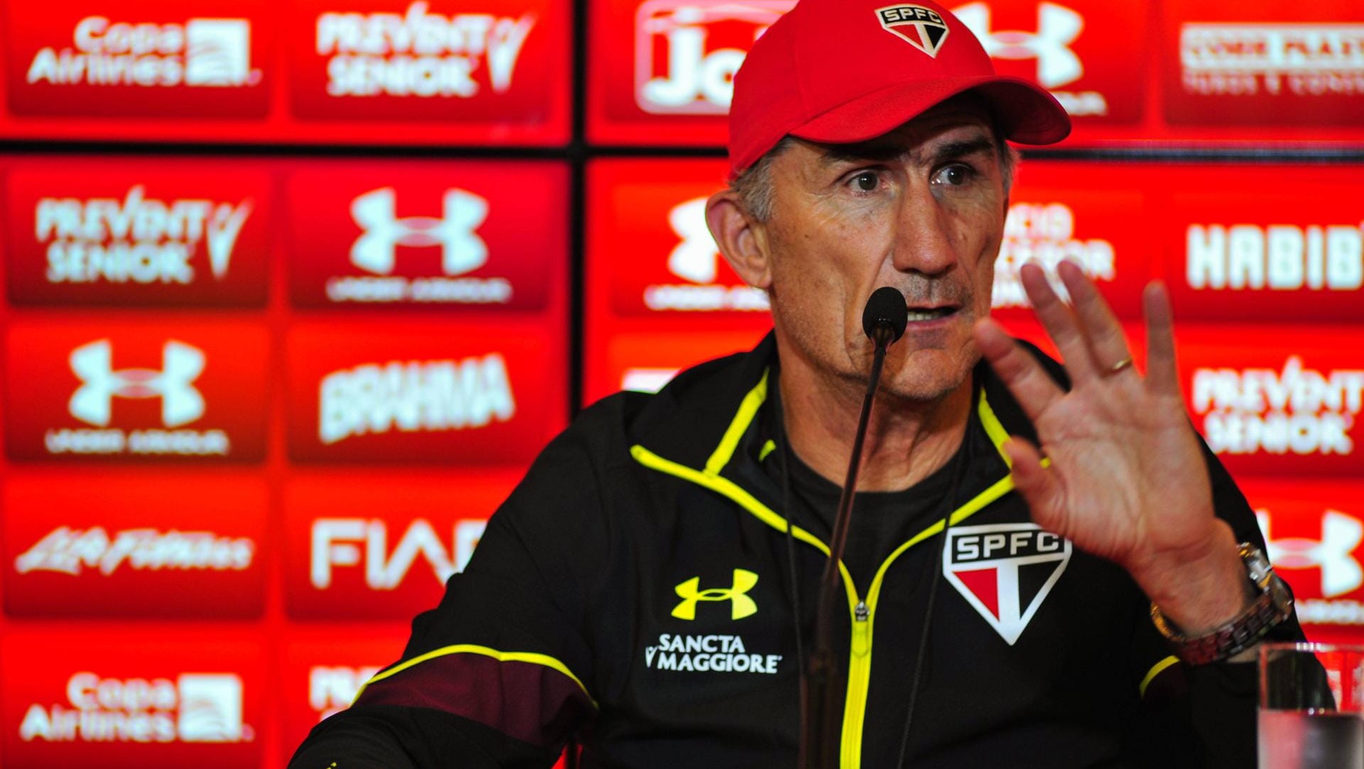 Edgardo Bauza, hier noch als Trainer des FC Sao Paulo.