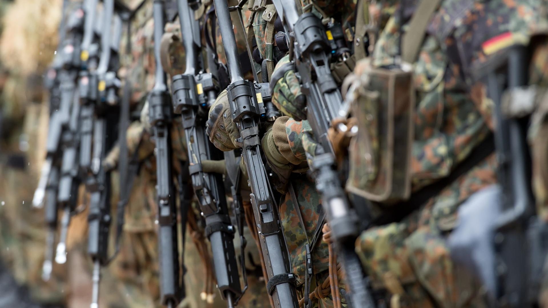 Soldaten vom Gebirgsjägerbataillon 23 bei einer Übung im bayerischen Bad Reichenhall.