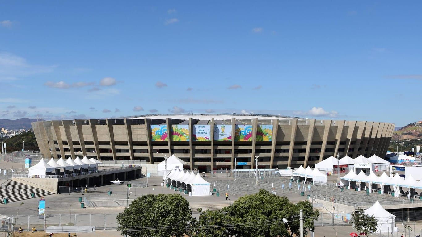 Das Mineirao-Stadion von Belo Horizonte war die Bühne für das 7:1 von Deutschland über Brasilien im WM-Halbfinale 2014.