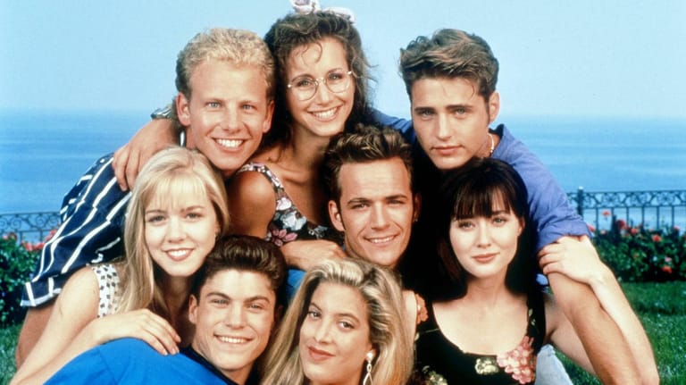 So kennt man die Stars aus "Beverly Hills, 90210".