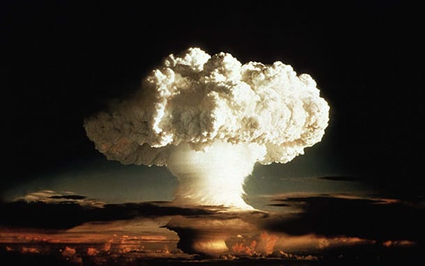 Atomwaffen-Explosion