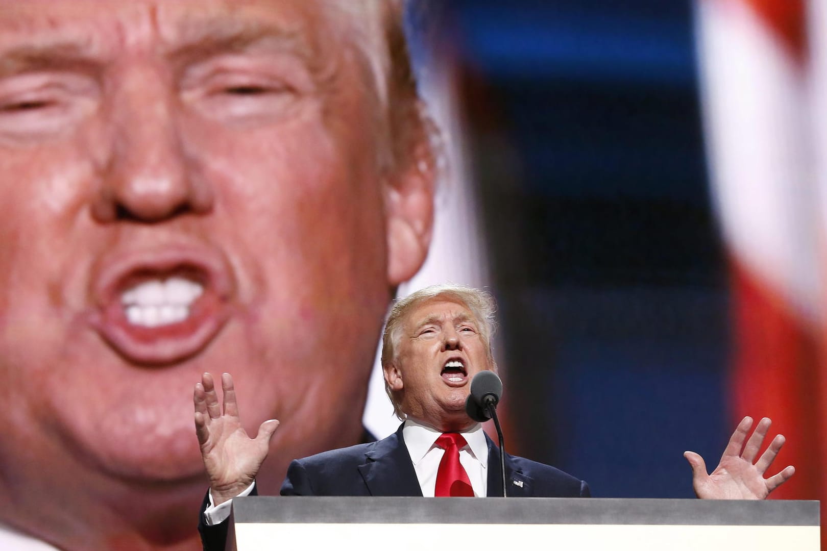 Donald Trump auf dem Parteitag der Republikaner