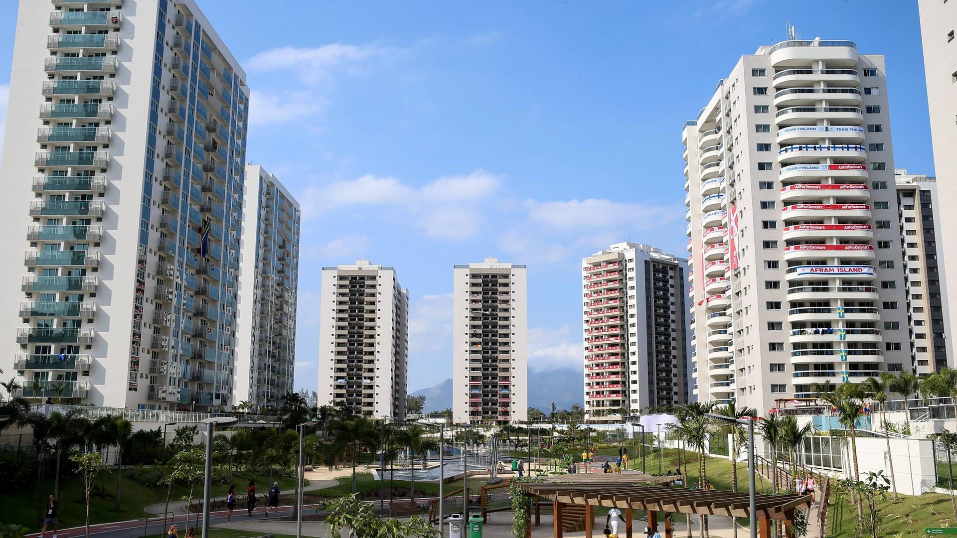 Hier beziehen die Athleten Quartier: Das Olympische Dorf in Rio.