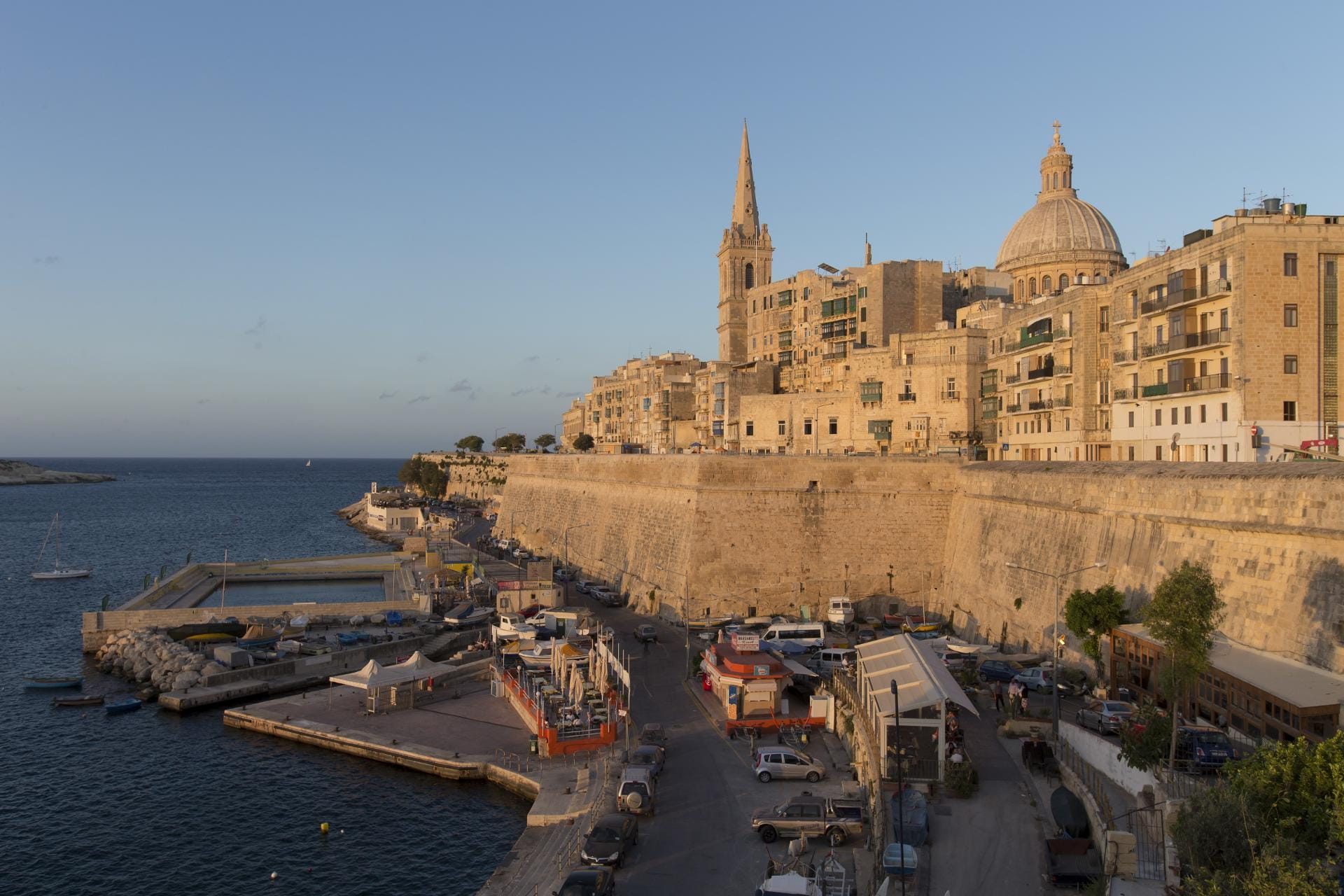 Stadtansicht von Valletta