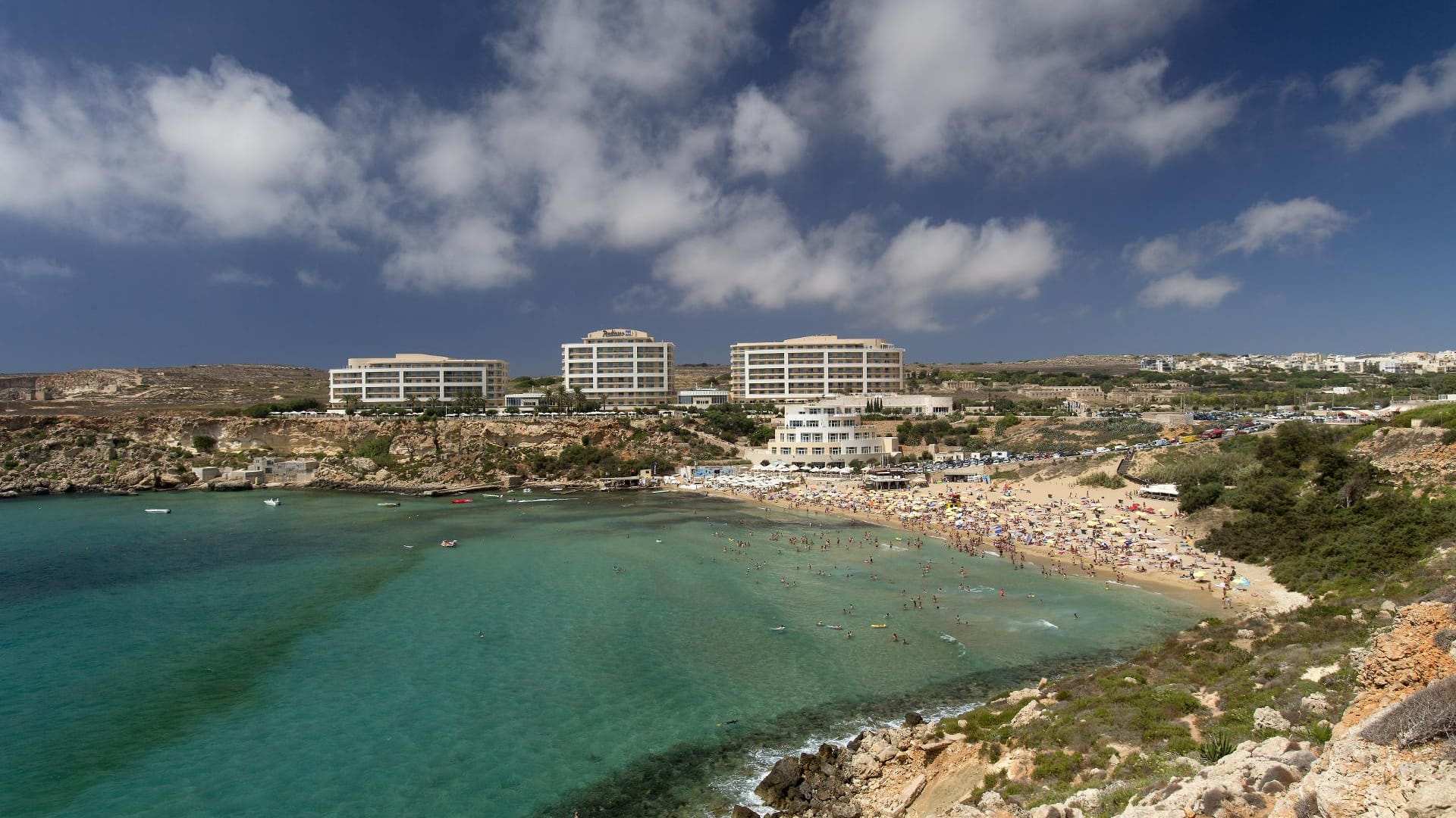 Die "Golden Bay" von Malta.