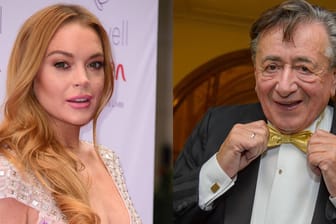 Lindsay Lohan und Richard "Mörtel" Lugner