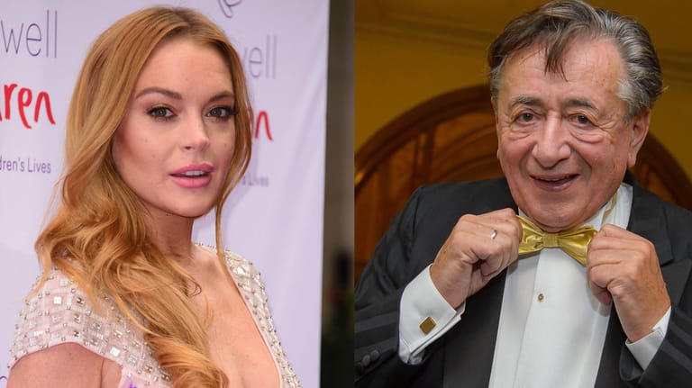 Lindsay Lohan und Richard "Mörtel" Lugner