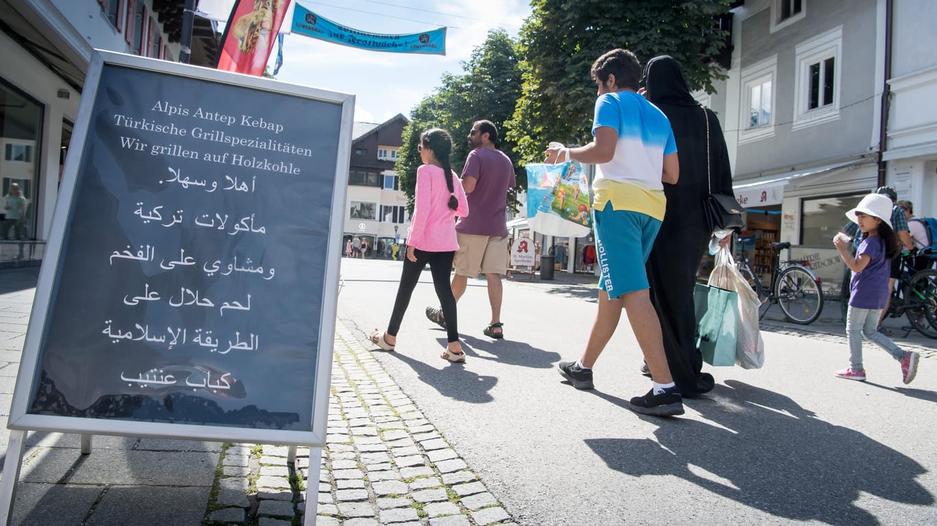 Arabische Sommergäste in Garmisch-Partenkirchen