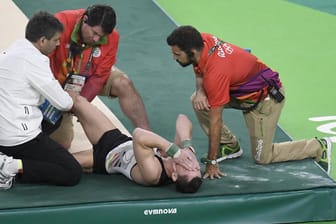 Andreas Toba verletzte sich bei einer Übung am Boden am Kreuzband.